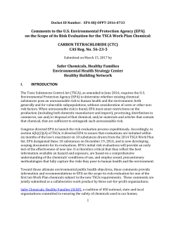 Carbon Tetrachloride - Healthy Building Network