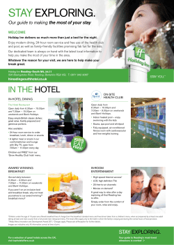 our guide - Holiday Inn Reading