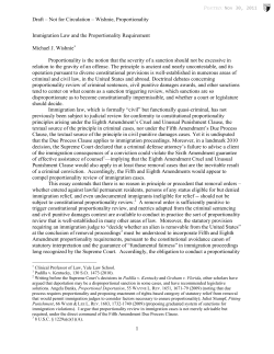 Draft &ndash; Not for Circulation &ndash; Wishnie