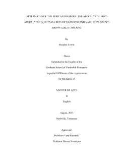 aftermaths of the african diaspora