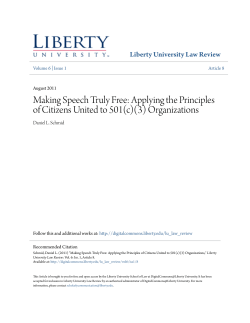 Making Speech Truly Free - Digital Commons @ Liberty University