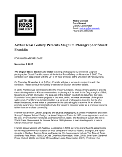 PDF - Arthur Ross Gallery