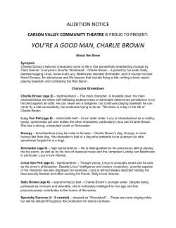 you`re a good man, charlie brown - Carson Valley Community Theatre