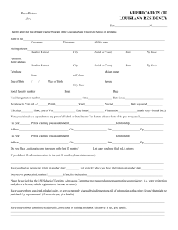 Resident Verification