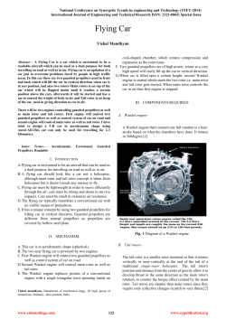 Flying Car - Engineering Research Publication