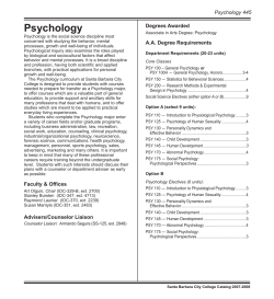Psychology - Santa Barbara City College