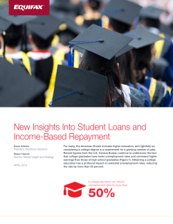 New Insights Into Student Loans and Income
