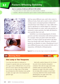 One Lump or Two Teaspoons