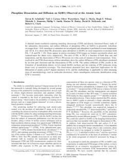 Phosphine Dissociation and Diffusion on Si(001)