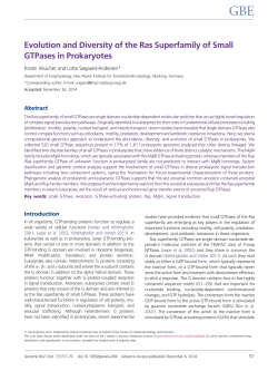 Full Text  - Genome Biology and Evolution