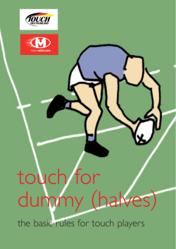 touch for dummy (halves)