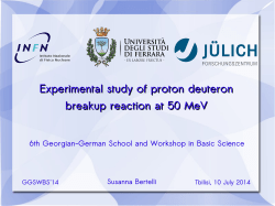 Experimental study of proton deuteron breakup reaction at 50 MeV