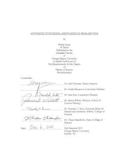 Automatic Functional Annotation of Prokaryotes