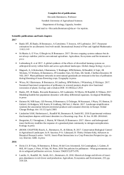 updated list of publications.