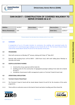 OAN N 04/20 17 &ndash; CO O ONSTRU SERVE UCTION E STAN N OF
