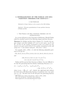 A generalization of the Farkas and Kra partition theorem for modulus 7