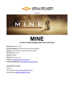Mine Press Notes (format PDF / 308 KB )
