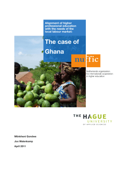 Alignment of Higher Education with the Needs of the Local