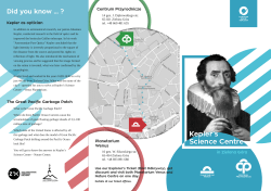 Kepler`s Science Centre Kepler`s Science Centre