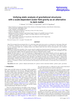 Unifying static analysis of gravitational structures with a scale