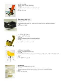 Red-and-blue chair Designer: Gerrit Rietveld, Netherlands Year