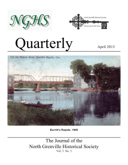 File - North Grenville Historical Society