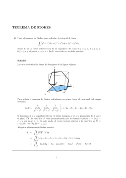 TEOREMA DE STOKES.