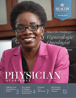 Summer 2015 - Beacon Health System