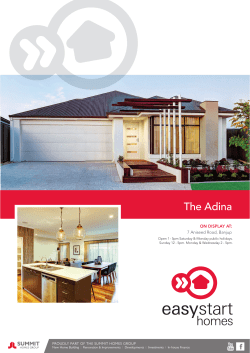 The Adina - Easystart Homes