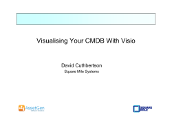 Visualising Your CMDB With Visio