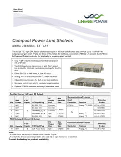 Compact Power Line Shelves