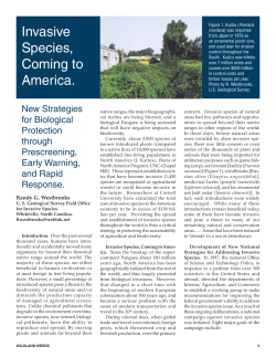 Invasive Species, Coming to America - SE-EPPC