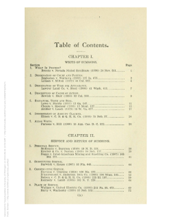 Table of Contents.