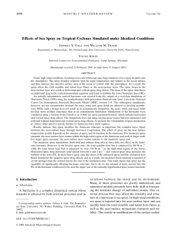 Effects of Sea Spray on Tropical Cyclones Simulated under