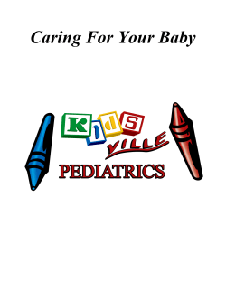 Caring for your Baby - Kidsville Pediatrics