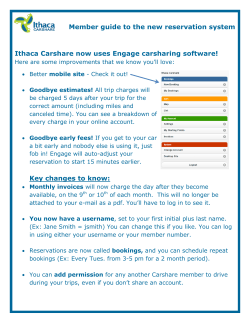 Member guide to Engage