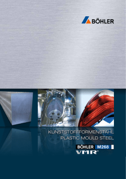 kunststoffformenstahl plastic mould steel m268