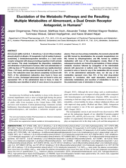 Elucidation of the Metabolic Pathways and the Resulting Multiple