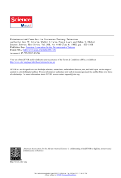 Extraterrestrial Cause for the Cretaceous