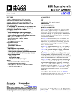 ADV7623 - Analog Devices