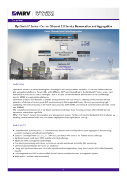 MRV-OS Family-DS - MRV Communications