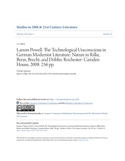 Larson Powell. The Technological Unconscious