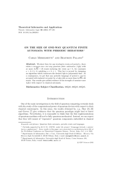 On the Size of One-way Quantum Finite Automata with Periodic