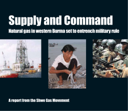 Supply and Command - Burma Campaign UK