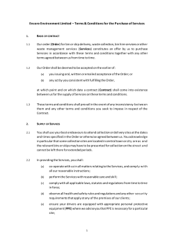 supplier - Encore Environment