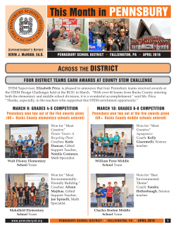 Superintendent`s Report 4 16