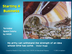 Ch. 32 Starting A Business