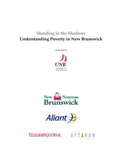Standing in the Shadows Understanding Poverty in New