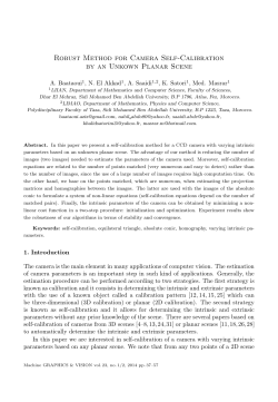 Open Access - Machine GRAPHICS and VISION journal