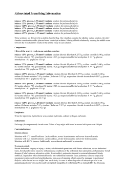 Abbreviated Prescribing Information